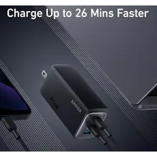 სწრაფი დამტენი Anker 737 Charger(GaNPrime 120W) (3) - EU/ES/FR/ES Black 3, 5 image