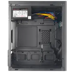 კომპიუტერის ქეისი ALLX AX-B1745 Computer Case With Power Supply 500W Micro-ATX, ITX, USB 1.1, Audio, Black, 5 image