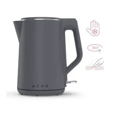 ელექტრო ჩაიდანი AENO Electric Kettle EK4: 1850-2200W, 1.5L, Strix, Double-walls, Non-heating body, Auto Power Off, Dry tank Protection, 3 image
