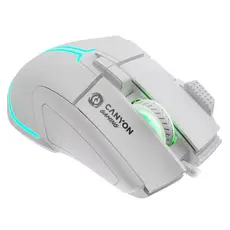 მაუსი CANYON mouse Fortnax GM-636 RGB 9buttons Wired White, 3 image