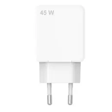 ადაპტერი Celly SLIM TRAVEL CHARGER  1 PORT USB-C + 1 PORT USB- A 45W, 2 image