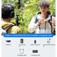 მიკროფონი BOYA BOYAMIC 2-01 AI-Powered Mini Wireless Microphone, 4 image