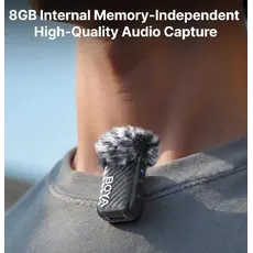 მიკროფონი BOYA BOYAMIC 2-01 AI-Powered Mini Wireless Microphone, 6 image