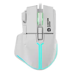 მაუსი CANYON mouse Fortnax GM-636 RGB 9buttons Wired White, 2 image