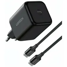 მობილურის დამტენი UGREEN X524 (65054), 45W, Type-C, GaN Fast Charger Set, Black, 4 image