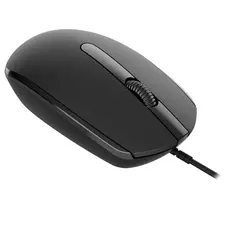 მაუსი CANYON M-10, Canyon Wired optical mouse with 3 buttons, DPI 1000, with 1.5M USB cable, black, 65*115*40mm, 0.1kg, 3 image