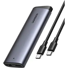 მყარი დისკის ქეისი UGREEN CM767 (35267), M.2 NVMe SSD Enclosure, Grey