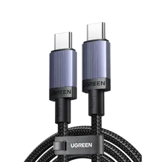 USB კაბელი UGREEN L532 (65907), 240W, Type-C to Type-C PD Fast Charging Cable, 1m, Space Gray, 2 image