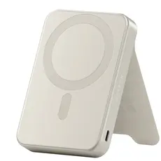 პორტატული დამტენი SATECHI Qi2 10K Magnetic Power Bank with Stand (Sand), 6 image