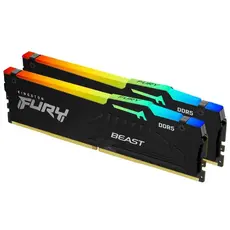 ოპერატიული მეხსიერება Kingston DDR5 64GB (2x32GB) DDR5 5600MT/s CL36 FURY Beast Black RGB EXPO, 2 image