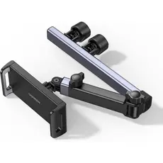 პლანშეტის დამჭერი UGREEN LP904 (55443), Car Headrest Tablet Holder, Black/Grey, 2 image