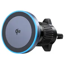 მანქანის უსადენო დამტენი UGREEN 35970 Qi2, 15W, Wireless Car Mount Charger, Black/Grey