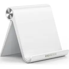 პლანშეტის დამჭერი UGREEN LP115 (30485), Multi Angle Adjustable Portable Stand, White, 2 image