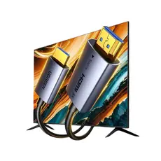 ვიდეო კაბელი UGREEN HD183 (55509), 8K, Fiber Optic HDMI To HDMI Cable, 40m, Grey/Black, 3 image