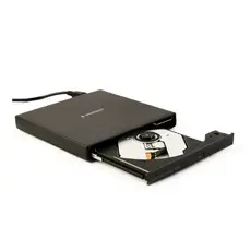 დისკის წამკითხველი Gembird DVD-USB-04 External USB DVD drive Black, 4 image