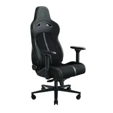 სათამაშო სავარძელი Razer Chair Enki Pro PU Leather- Alcantara, 4D-Armrests, black-green, 3 image