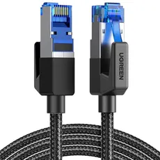 ქსელი კაბელი UGREEN NW153 (80433), CAT8 Patch Cord LAN Cable, 5m, Black, 2 image