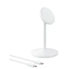 უსადენო დამტენი Anker MagGo Wireless Charger (Single Stand) - White