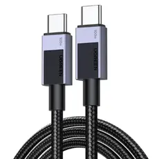 კაბელი Ugreen USB-C to USB-C PD  Charging  Space Gray 2m/45064