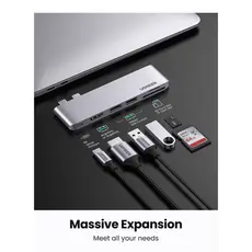 ჰაბი Ugreen USB-C Multifunction Adapter/80856, 3 image