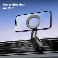 მობილურის დამჭერი UGREEN LP923 (65185), Air Vent Magnetic Car Phone Mount, Space Gray, 4 image