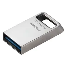 USB ფლეშ მეხსიერება Kingston 128GB USB 3.2 Gen1 DT Micro R200MB/s Metal, 3 image