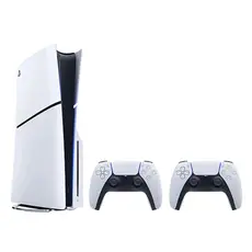 სათამაშო კონსოლი Playstation 5 Console Slim CD Version White E Chassis Two DualSense® Wireless Controllers Bundle  /PS5, 3 image