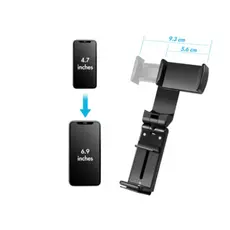 სმარტფონის სამაგრი Logilink AA0169 Fold- &amp; Clampable Smartphone Holder for 4.7-6.9" 360° Rotatable Black, 3 image