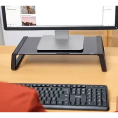 მონიტორის სადგამი Trust MONTA GLASS MONITOR STAND BLK, 4 image