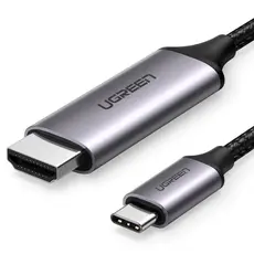 კაბელი Ugreen USB-C to HDMI Male to Male  1.5m Gray Black/50570, 2 image