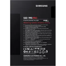 მყარი დისკი Samsung 990 PRO 1TB NVMe M.2 SSD (MZ-V9P1T0BW), 6 image