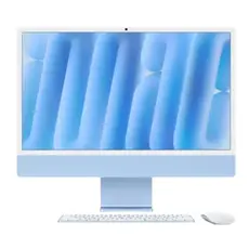 All In One კომპიუტერი Apple 24-inch iMac with Retina 4.5K display: Apple M4 chip with 8‑core CPU and 8‑core GPU, 16GB, 256GB SSD - Blue,Model A3247