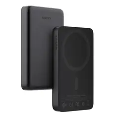პორტატული დამტენი AUKEY PB-MS08 10000mAh 20W Qi 2.0 Power Bank with USB-C 0.3M Cable BlackGray