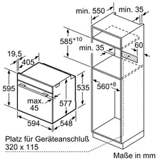 ელექტრო ღუმელი BOSCH HBG978NB1, 7 image
