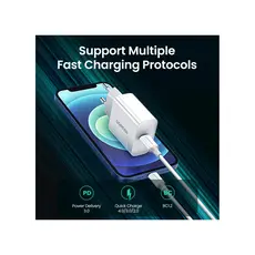 ადაპტერი UGREEN (60450) CD137 Fast Charging Port 20W, 7 image