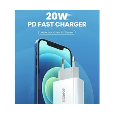 ადაპტერი UGREEN (60450) CD137 Fast Charging Port 20W, 6 image