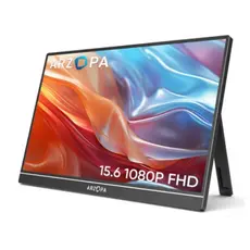 მონიტორი ARZOPA A1T 15.6" FHD Touch IPS Mini HDMI 2xUSB-C Built-in speakers, 2 image