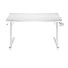 სათამაშო მაგიდა TRUST GXT709W LUMINUS RGB DESK WHITE, 3 image