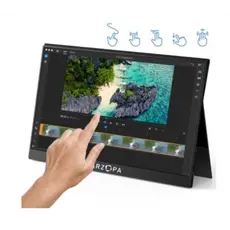 მონიტორი ARZOPA A1T 15.6" FHD Touch IPS Mini HDMI 2xUSB-C Built-in speakers, 3 image