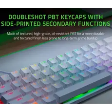 კლავიატურა Razer Gaming Keyboard Huntsman Mini Mercury Ed RGB 61key Red Switch RZ03-03390400-R3M1 White, 3 image