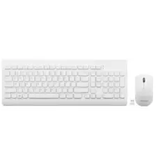 Keyboard and Mouse Lenovo 510 Wireless Keyboard and Mouse Combo (White) -Russian/Cyrillic, 2 image