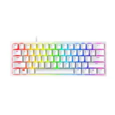 კლავიატურა Razer Gaming Keyboard Huntsman Mini Mercury Ed RGB 61key Purple Switch RZ03-03390300-R3M1 White