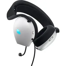 ყურსასმენი Dell 545-BBFJ Alienware, Gaming Headset, Wired, RGB, USB, 3.5mm, Silver, 5 image