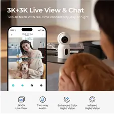 კამერა Xiaomi imilab C30 Dual Home Security Camera CMSXJ111A, 5 image