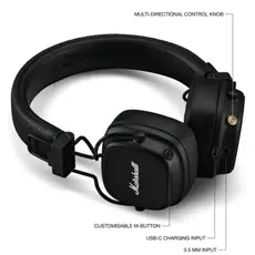 ყურსასმენი Marshall Major V Black, 6 image