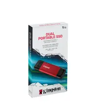გარე მყარი დისკი Kingston Dual Portable Solid-State Drive /1TB, 2 image