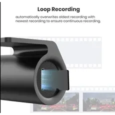 ვიდეო რეგისტრატორი Imou Dash Camera T800 Car Registrator, 2 image