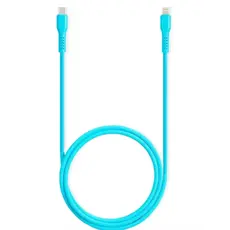 კაბელი TTEC USB-C - LIGHTNING CHARGE/DATA CABLE, 120CM NEON BLUE, 2 image