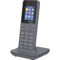 IP ტელეფონი Grandstream DP725, DECT IP phone, 20 SIP accounts, 20 lines, 128x160 (1.8") LCD, 1500mAh Li-ion battery, 5V/1A USB-C PSU