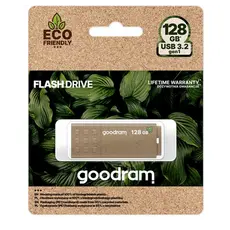 USB ფლეშ მეხსიერება Flash Goodram 128GB UME3 ECO FRIENDLY USB 3.2 Gen 1, 3 image